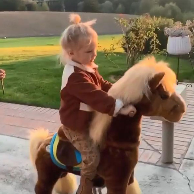 Cowgirls on PonyCycle Horse